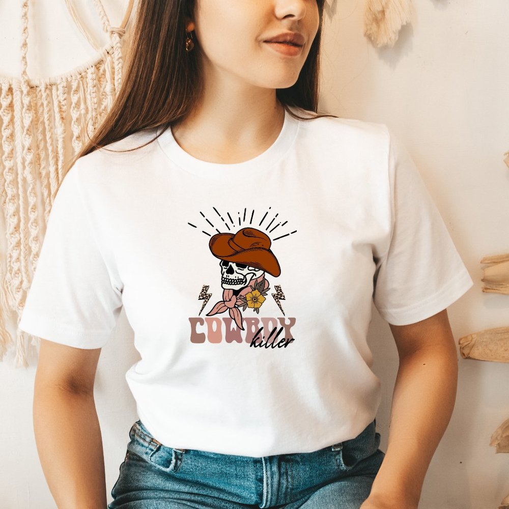 NWT Western Cowboy Killer T-Shirt - Pick Your Color